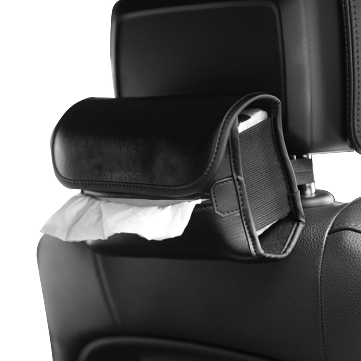 STHIRA Car Tissue Paper Holder PU Leather Car Tissue Paper Box Sun Visor Tissue Paper Holder Backseat Tissue Paper Box Universal Car Tissue Paper Box with Quick Relase Buckle, 7.5'' x 6.7'' x 2.3'' STHIRA Car Tissue Paper Holder PU Leather Car Tissue Paper Box Sun Visor Tissue Paper Holder Backseat Tissue Paper Box Universal Car Tissue Paper Box with Quick Relase Buckle, 7.5'' x 6.7'' x 2.3''